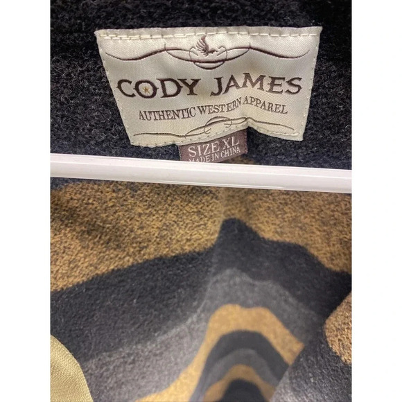 Cody James Jacket Adult XL  Beige Cotton Canvas Fleece Lined Western - Picture 8 of 9